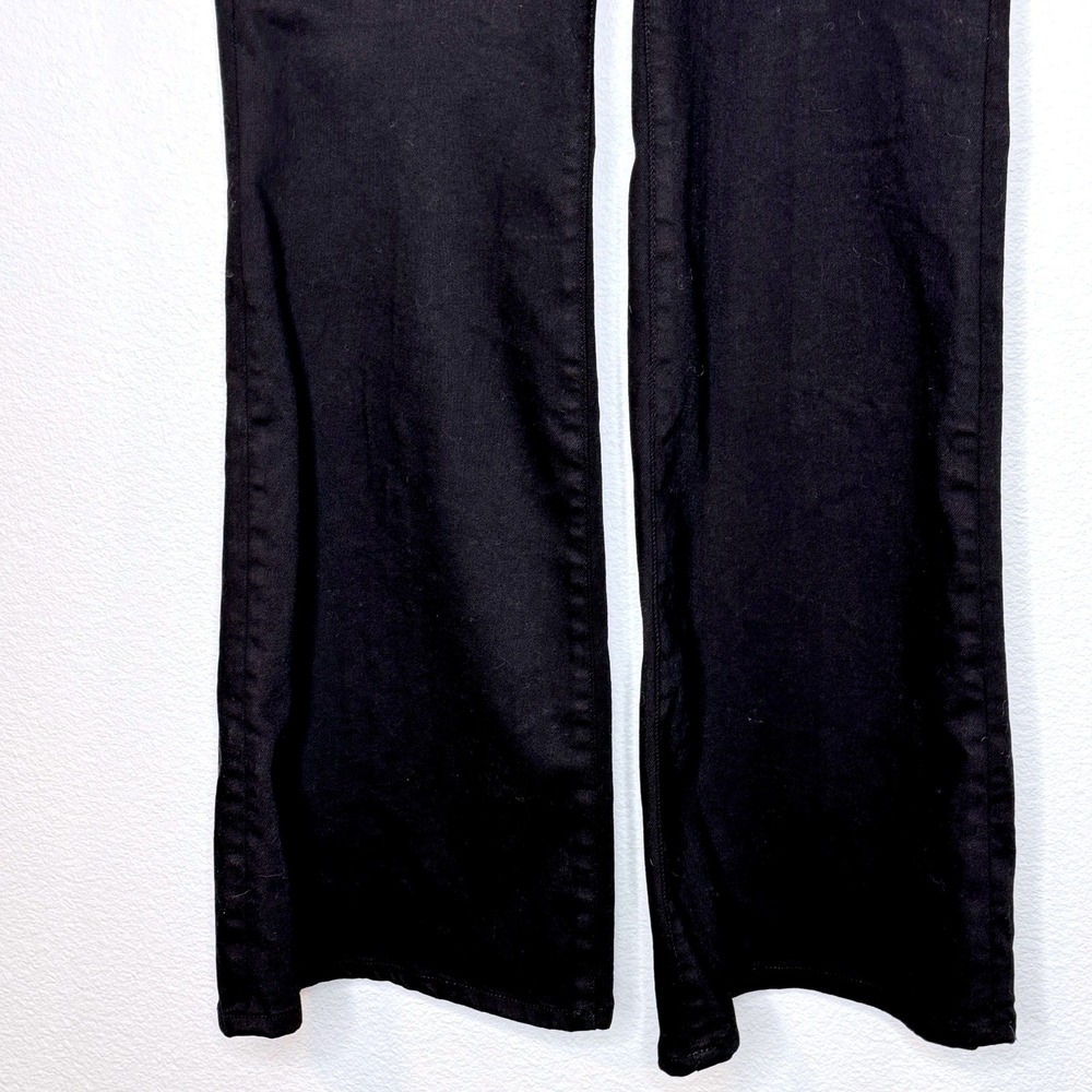 GOOD AMERICAN Good Legs Flare 18 33.5" Inseam Black NEW Mid-Rise Skinny Fit - Picture 4 of 9